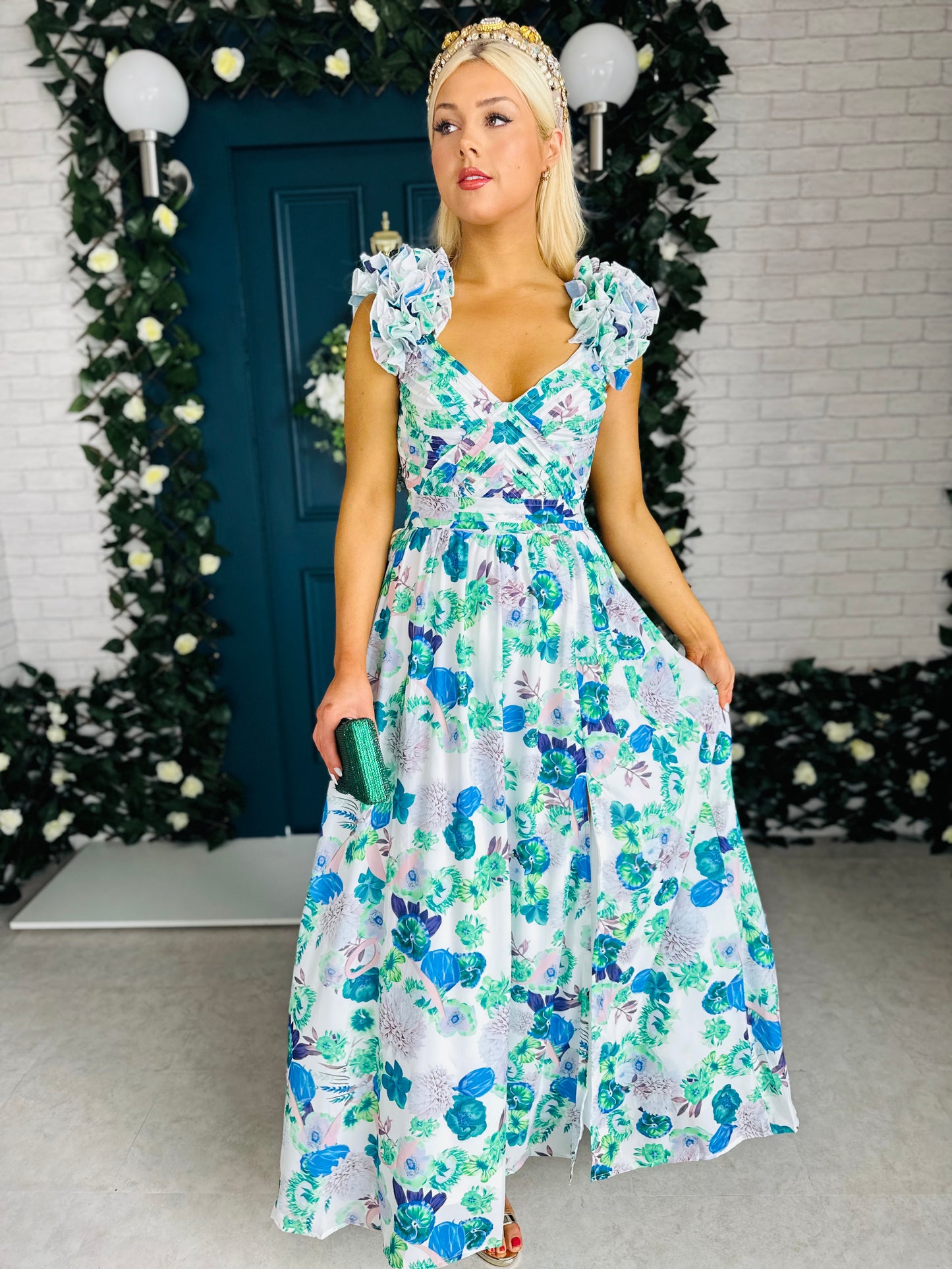 Bella Maxi Dress Green