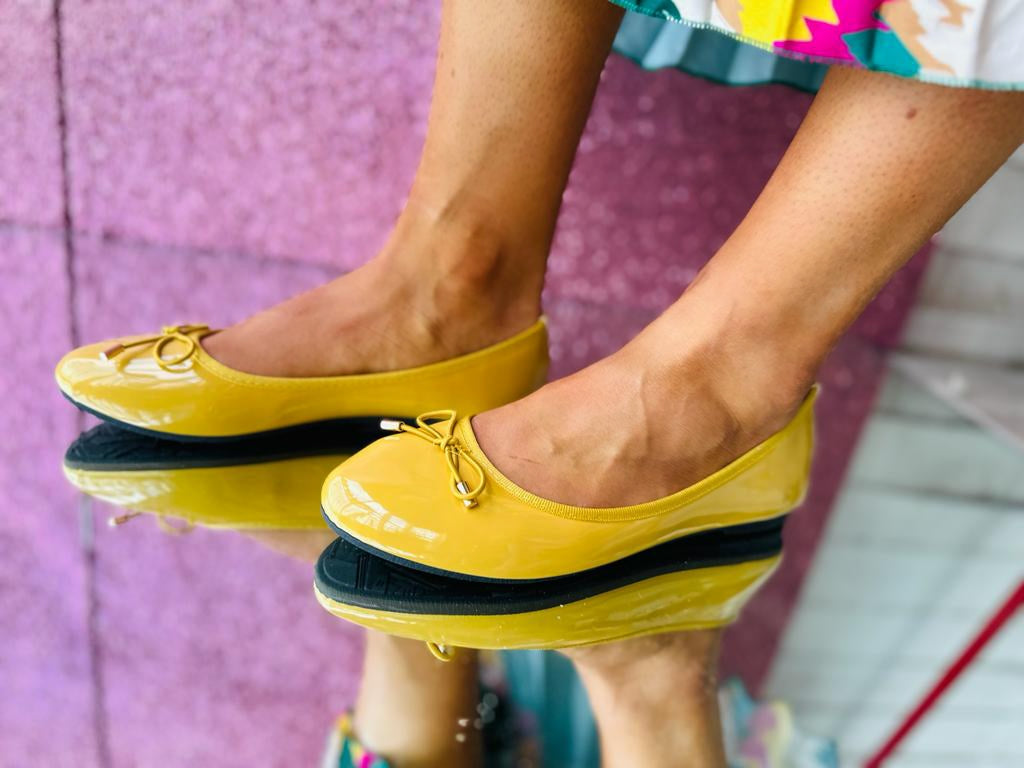 Stevie Ballet Pumps Yellow
