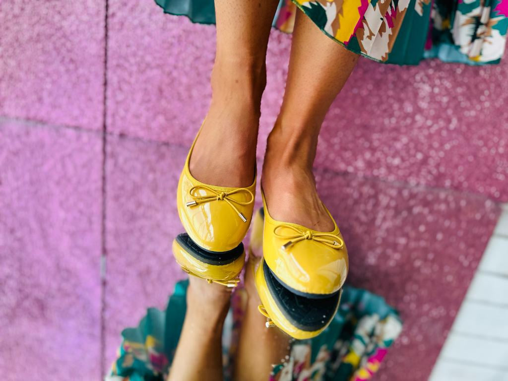 Stevie Ballet Pumps Yellow