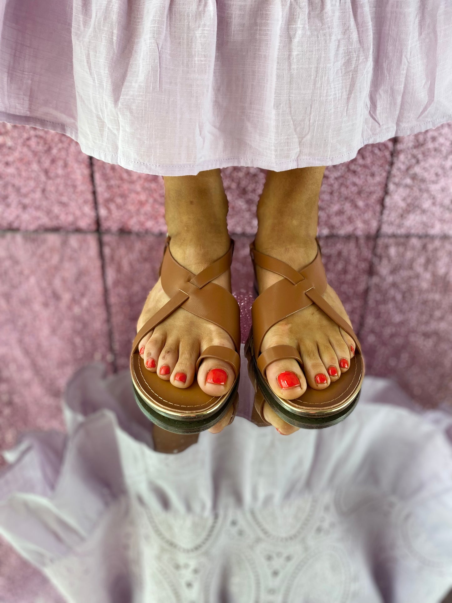 Luke Sandals Camel