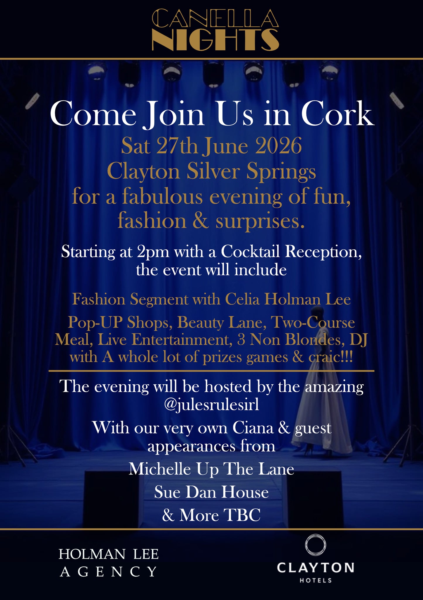 CANELLA NIGHTS - 27 June, Cork