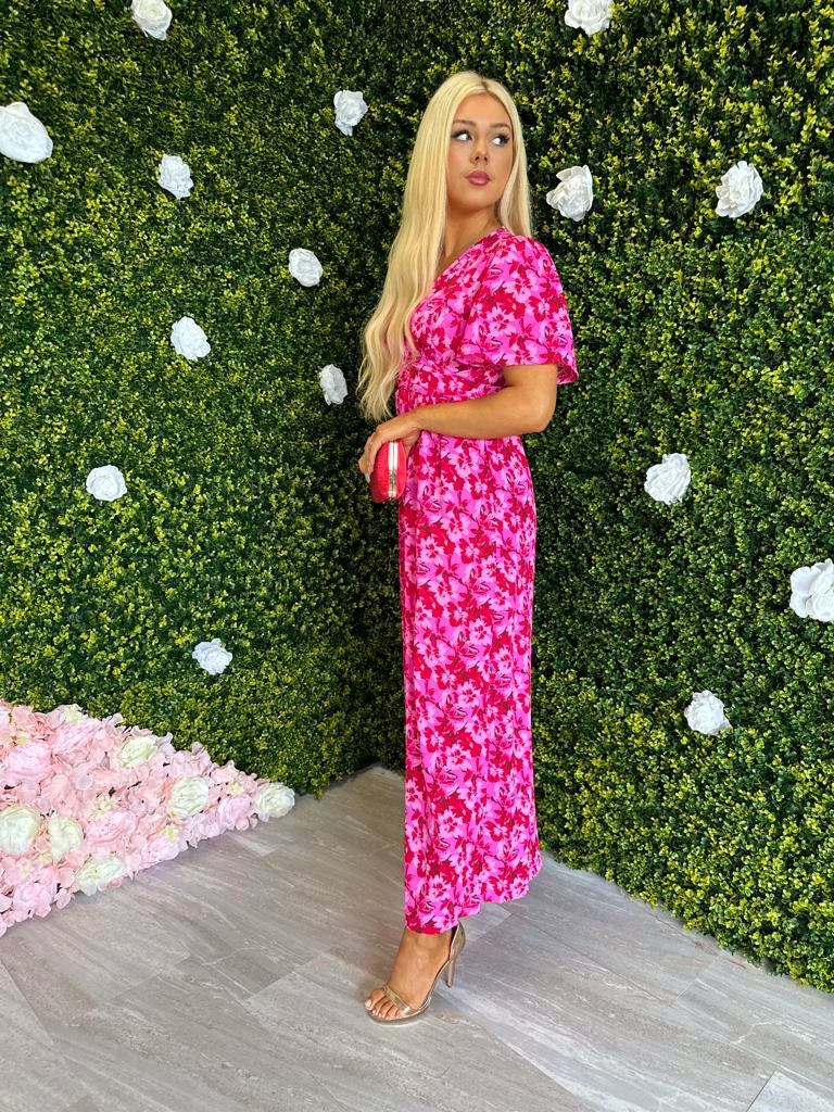 Yvette Midaxi Dress Pink