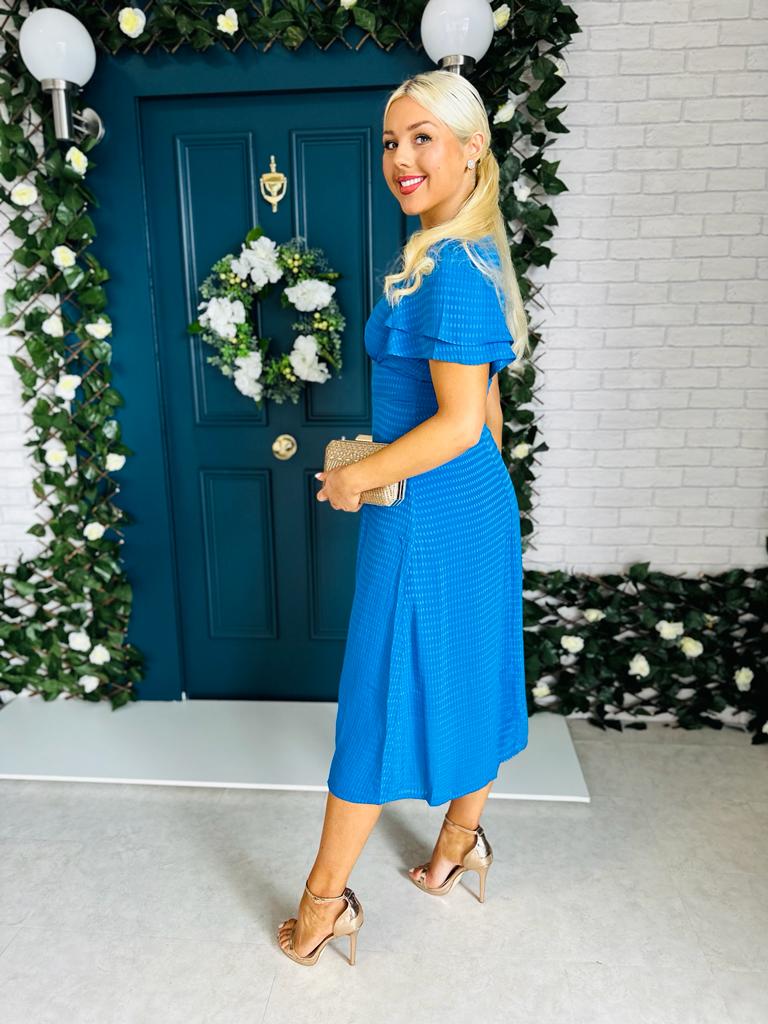 Anette Midi Dress Blue