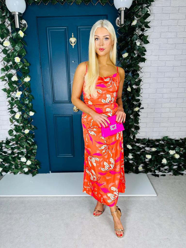 Gabi Slinky Dress Amber