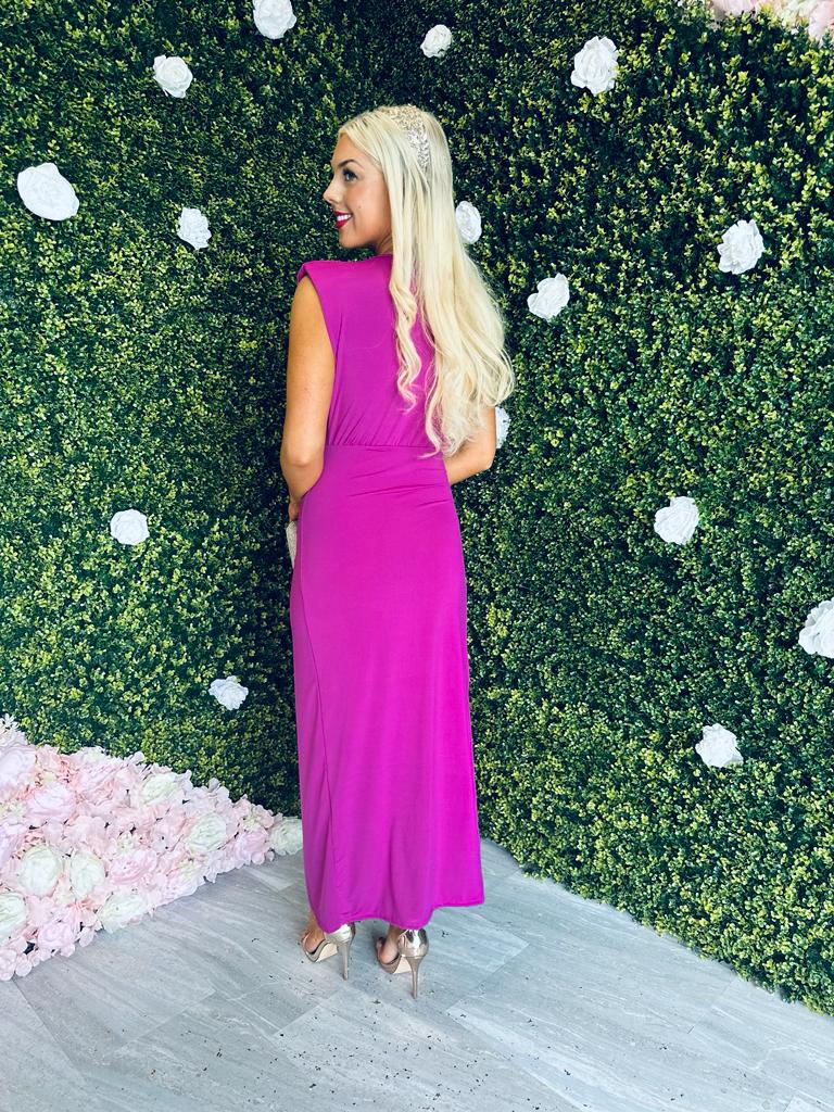 Freah Plunge Dress Orchid
