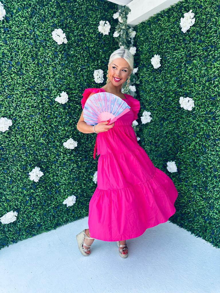 Tiff Maxi Dress Fuchsia