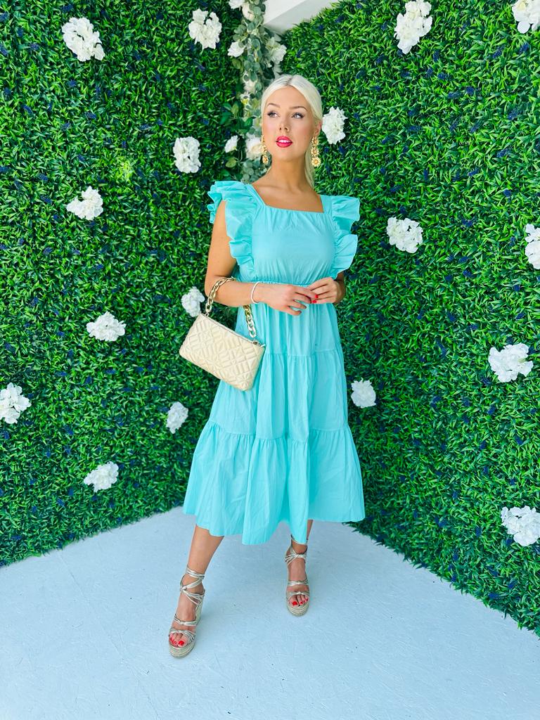 Tiff Maxi Dress Aqua