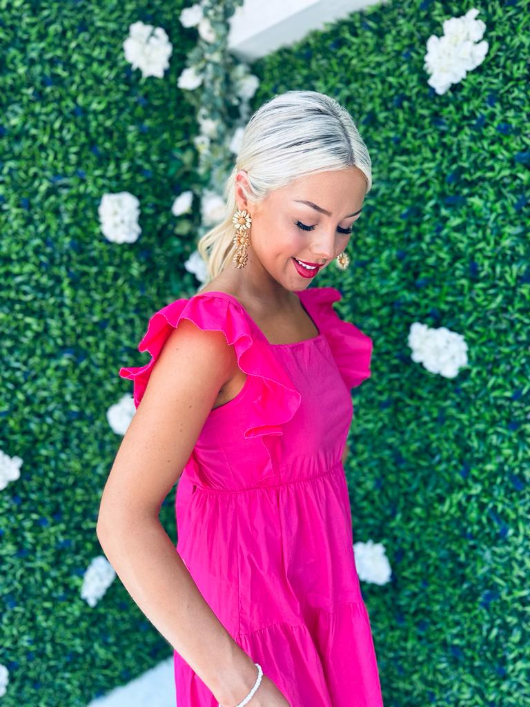 Tiff Maxi Dress Fuchsia