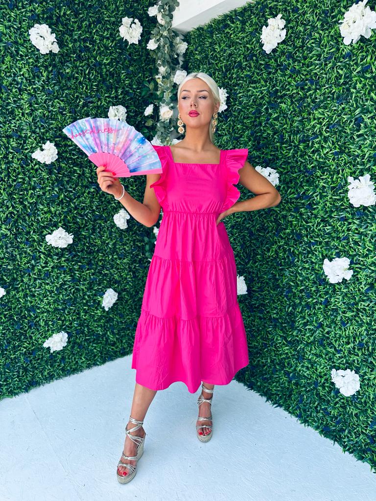 Tiff Maxi Dress Fuchsia