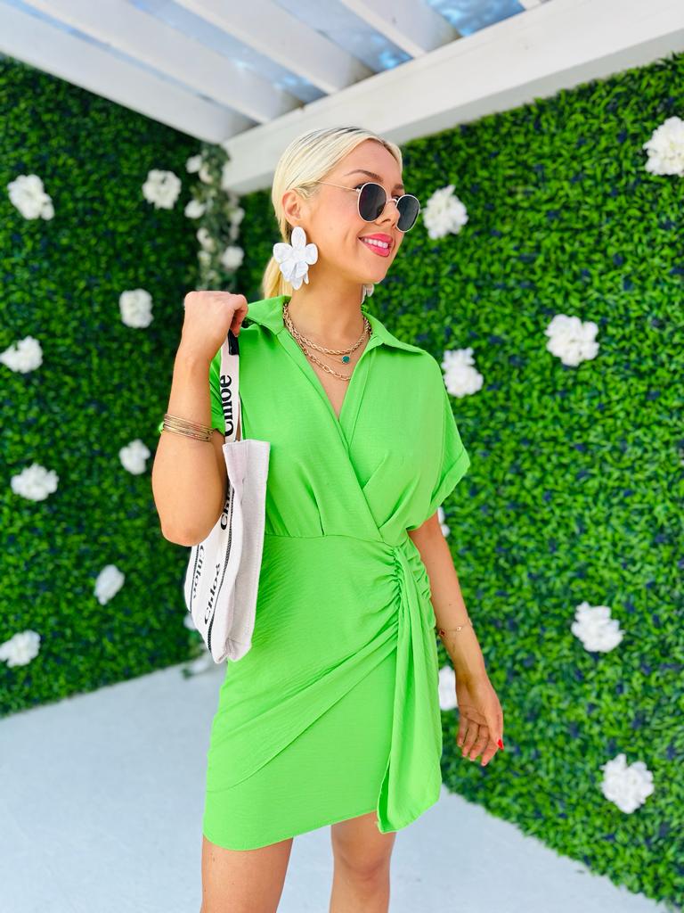 Bobbi Mini Dress Apple