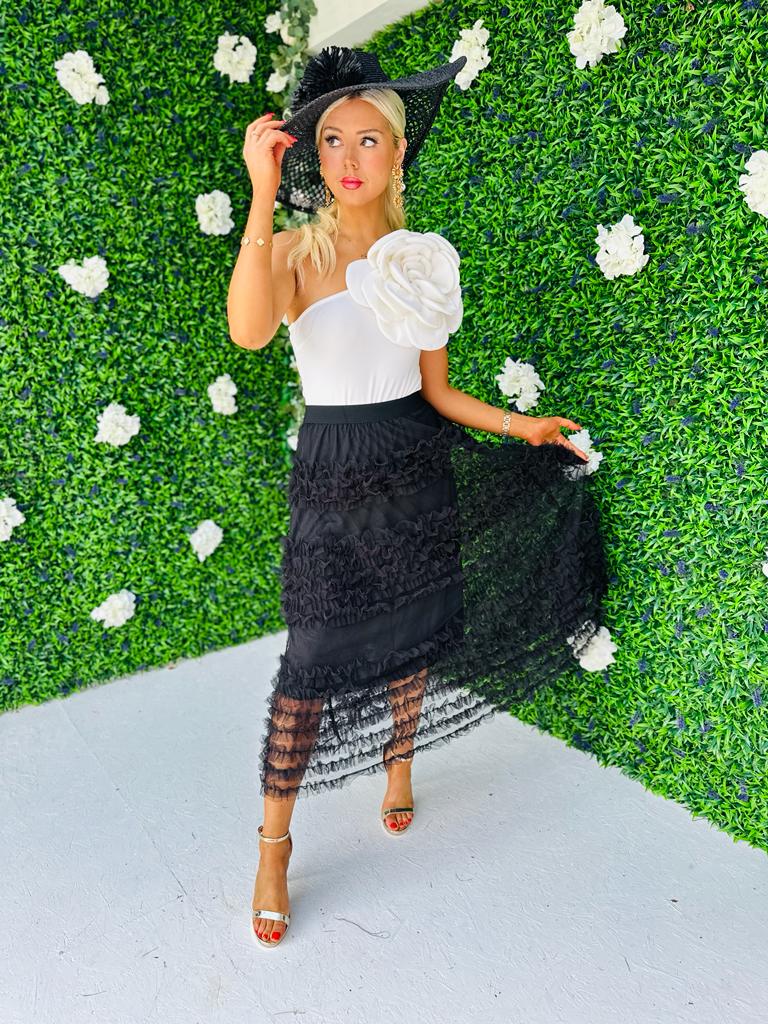 Jill Tulle Skirt Black