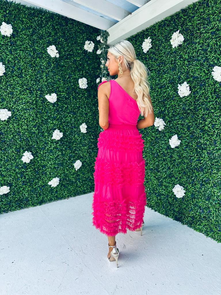 Jill Tulle Skirt Pink