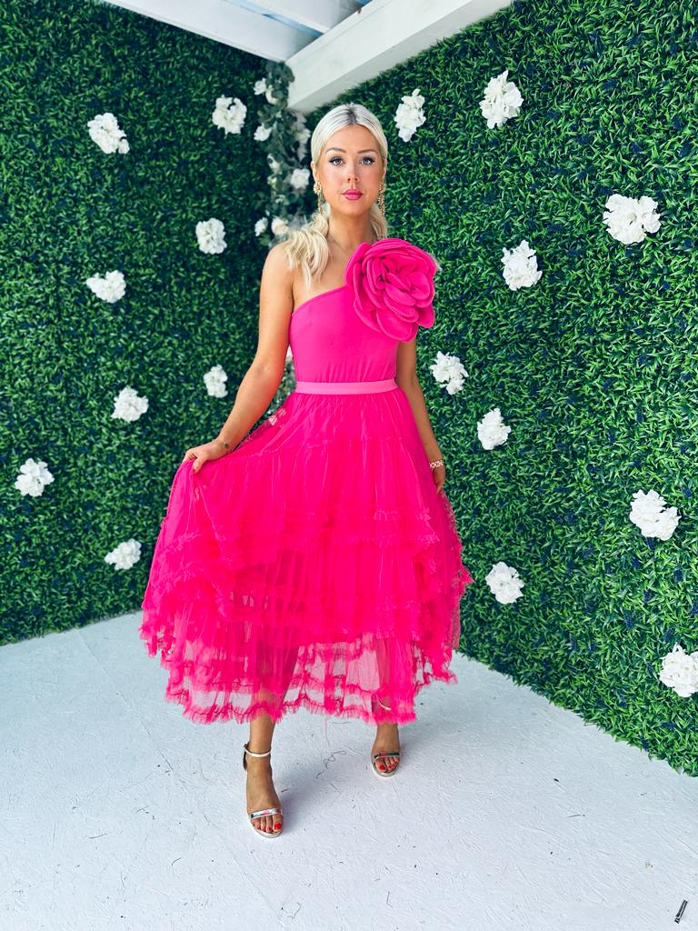 Dee Tulle Skirt Pink