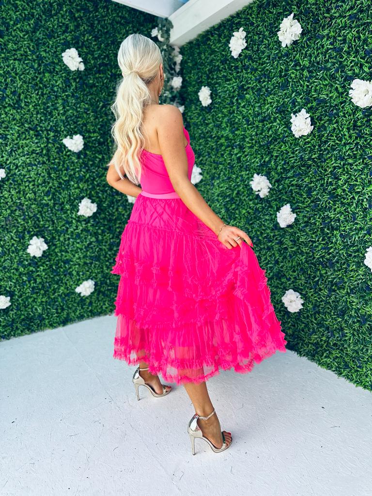 Dee Tulle Skirt Pink