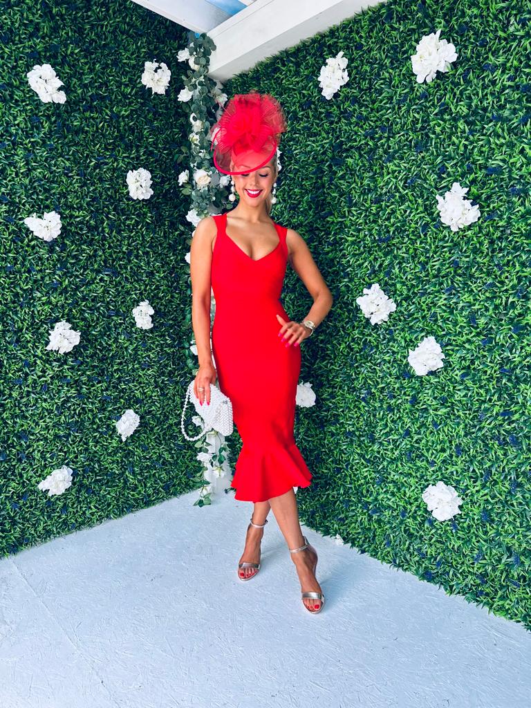 Cher Occasion Midi Dress Rouge