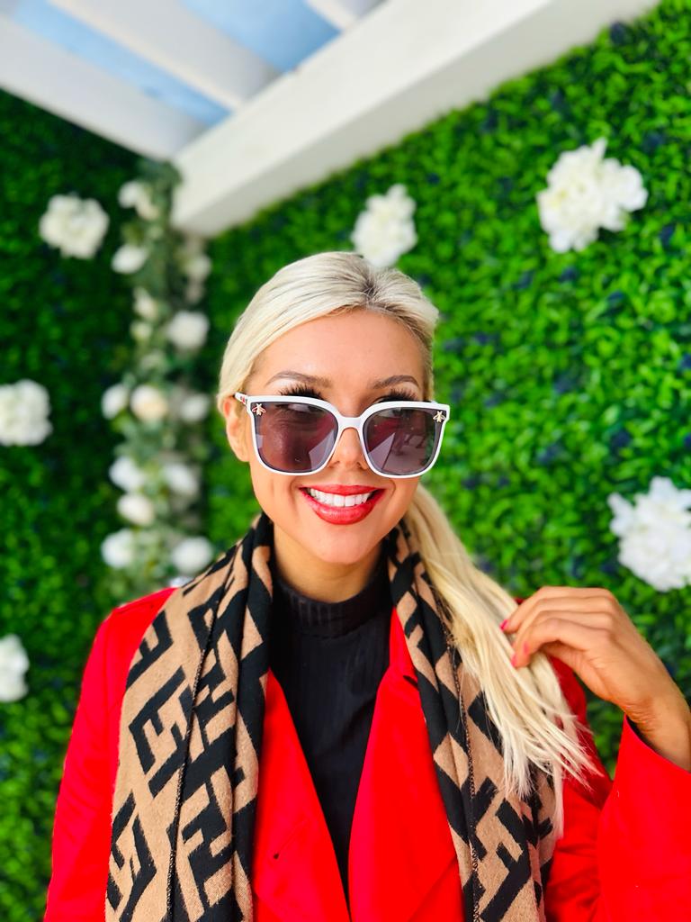 Shane Sunglasses White