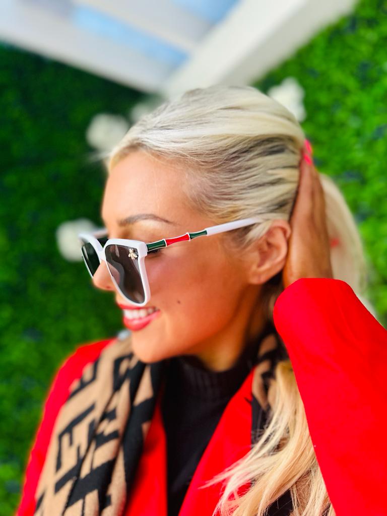 Shane Sunglasses White