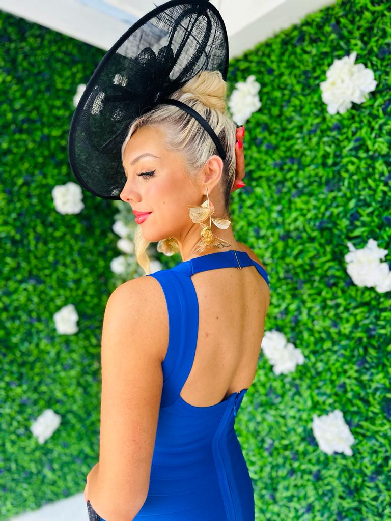 Cher Occasion Midi Dress Royal