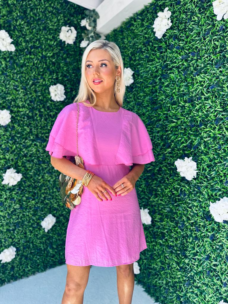 Sinead Detail Mini Dress Pink