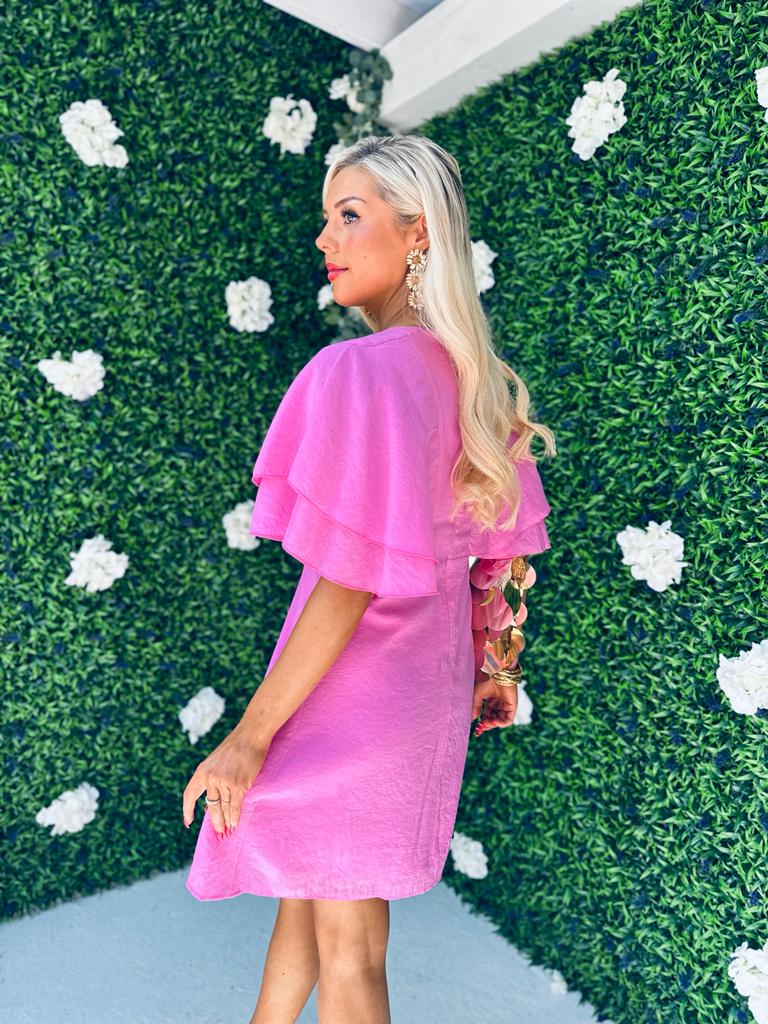Sinead Detail Mini Dress Pink