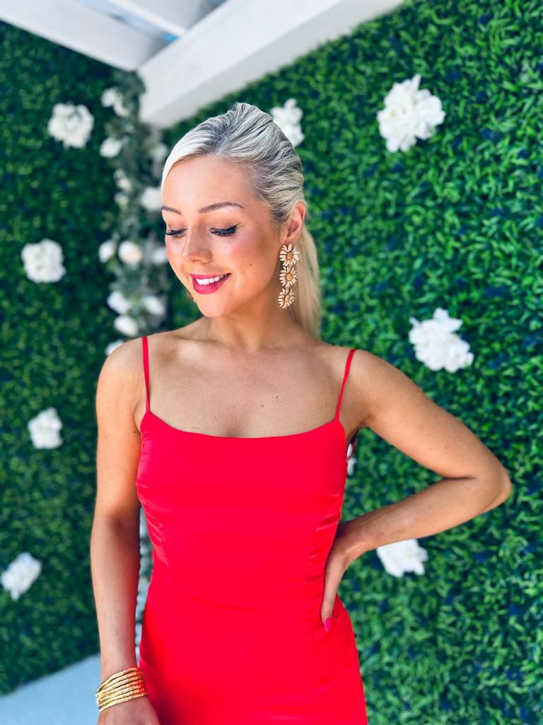 Kenzie Occasion Slinky Dress Rouge