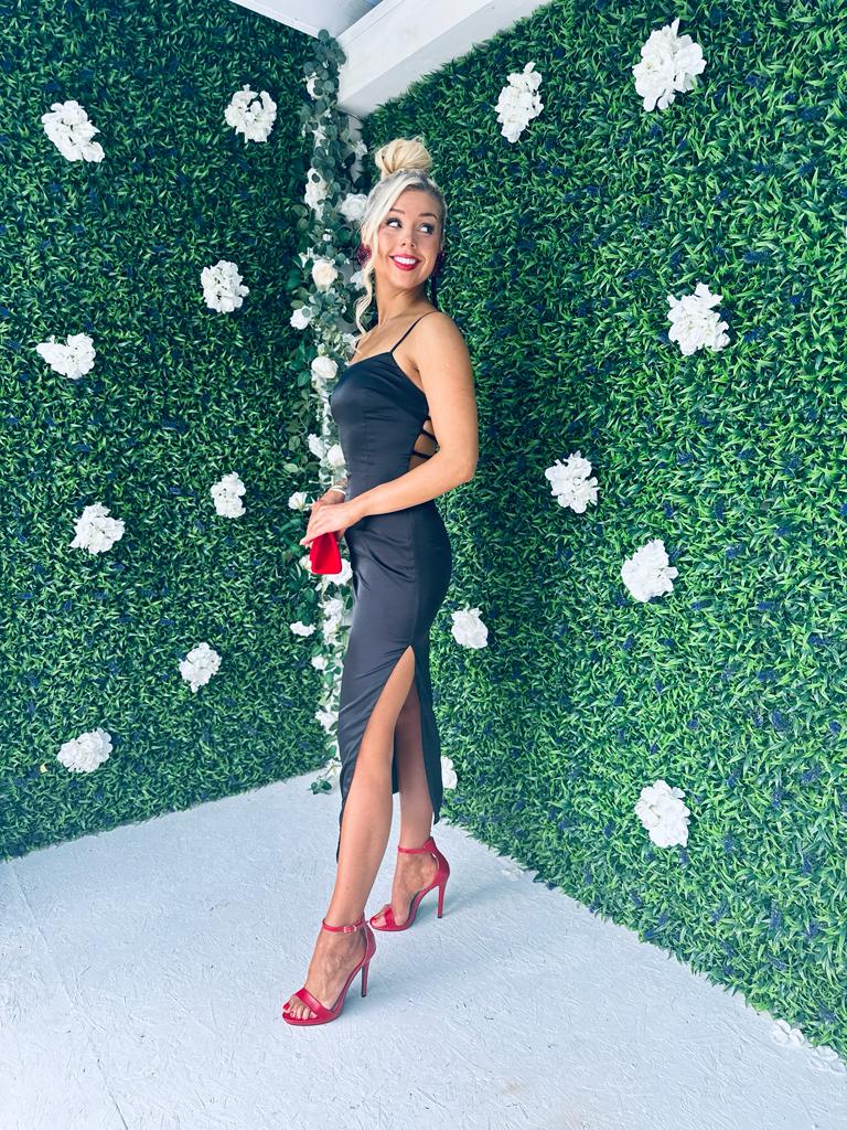 Kenzie Occasion Slinky Dress Black