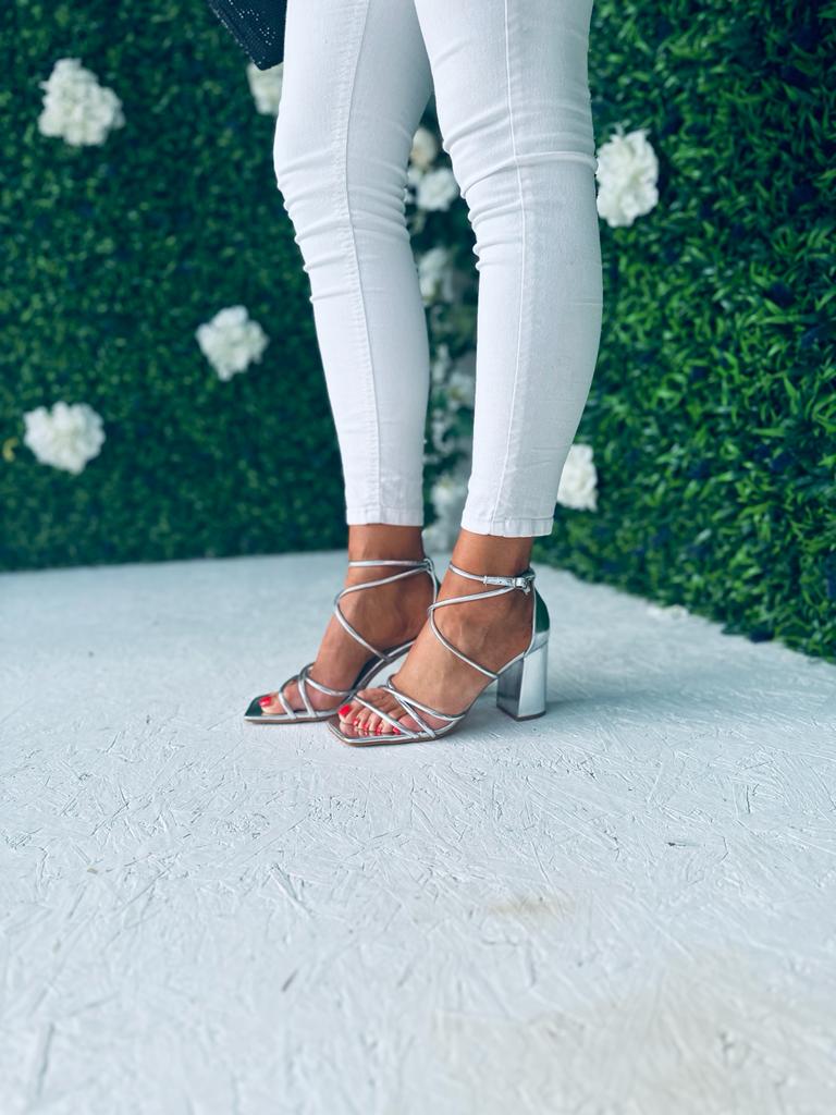 Thelma Sandals Silver