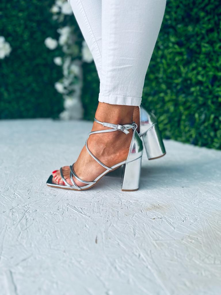 Thelma Sandals Silver