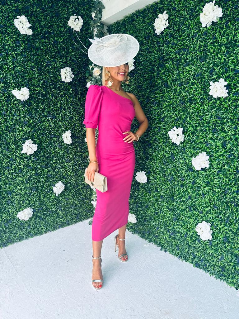 Kalen Midi Dress Pink