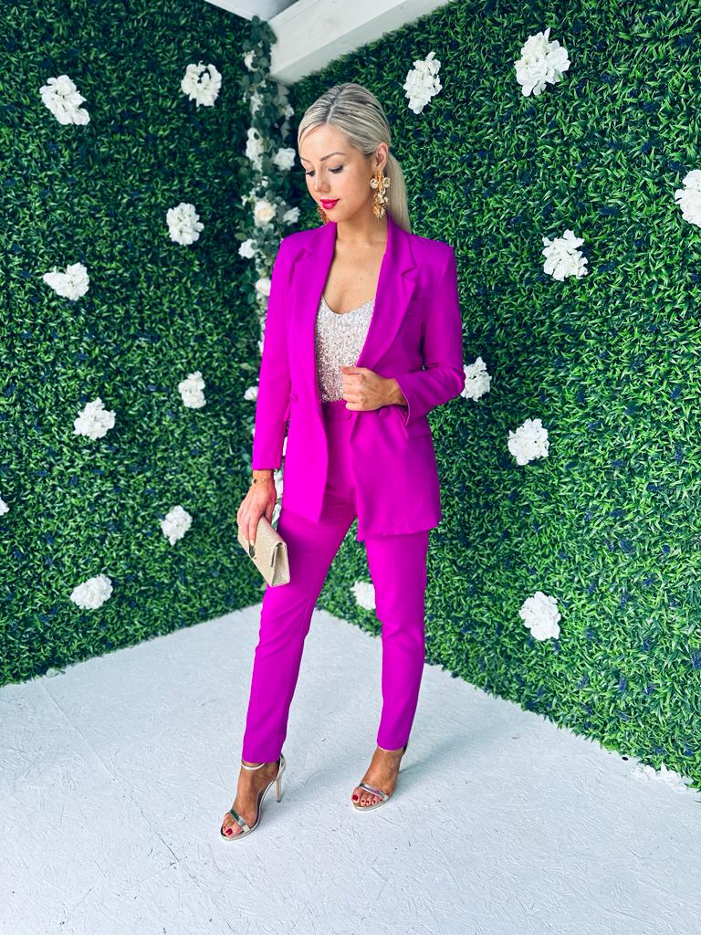 Glenda Double Breasted Suit Orchid