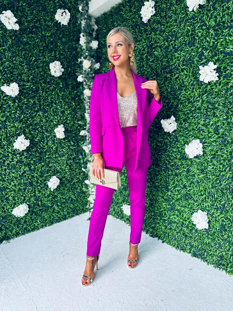 Glenda Double Breasted Suit Orchid