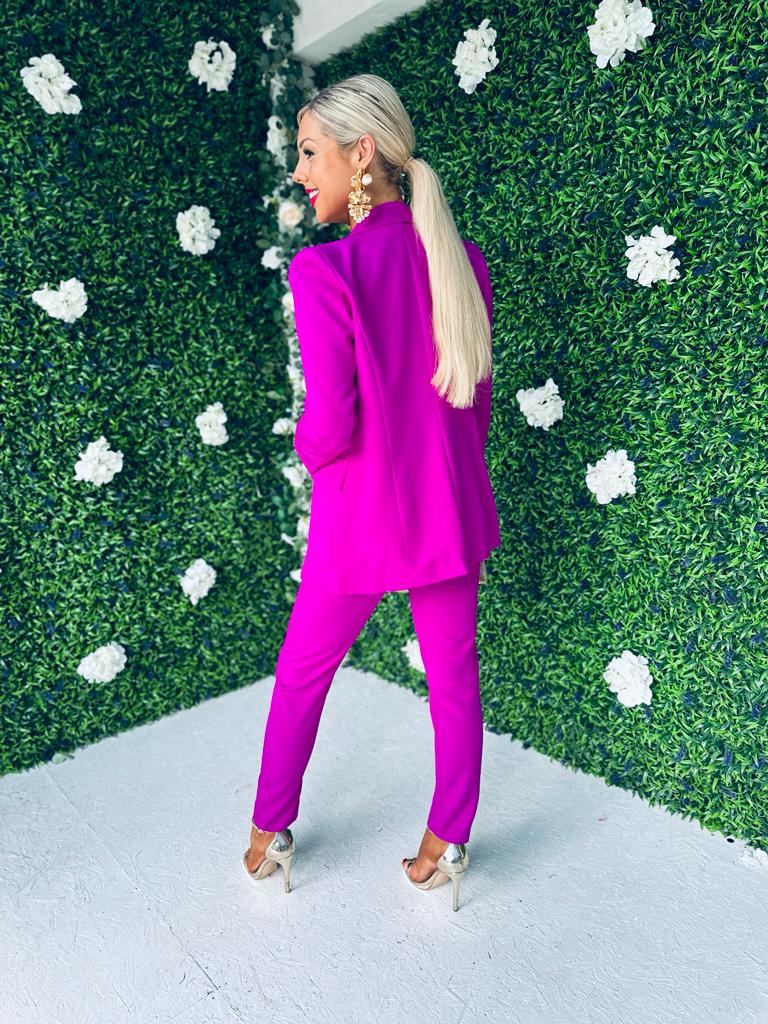 Glenda Double Breasted Suit Orchid