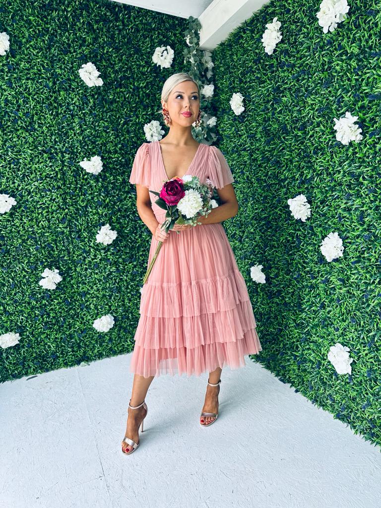 Siobhan Occasion Maxi Dress Blush