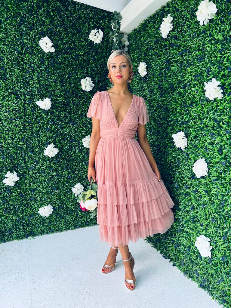 Siobhan Occasion Maxi Dress Blush