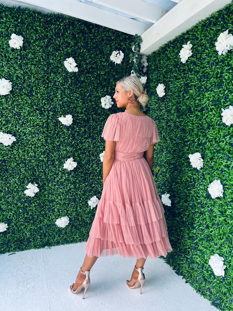 Siobhan Occasion Maxi Dress Blush