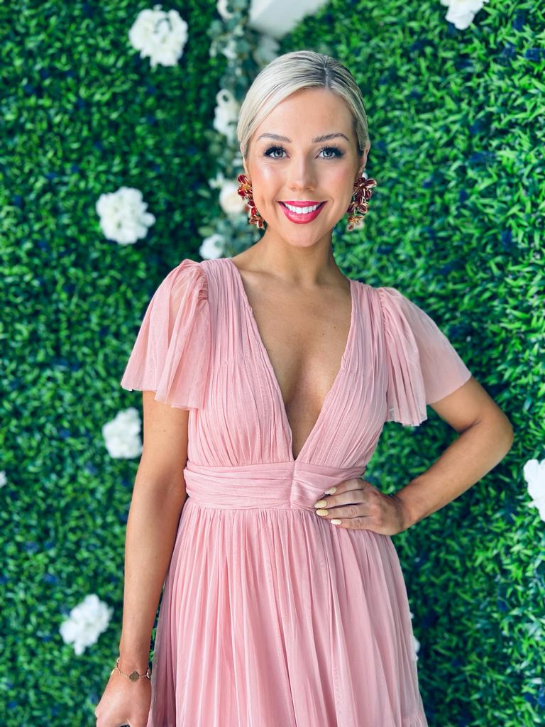 Siobhan Occasion Maxi Dress Blush
