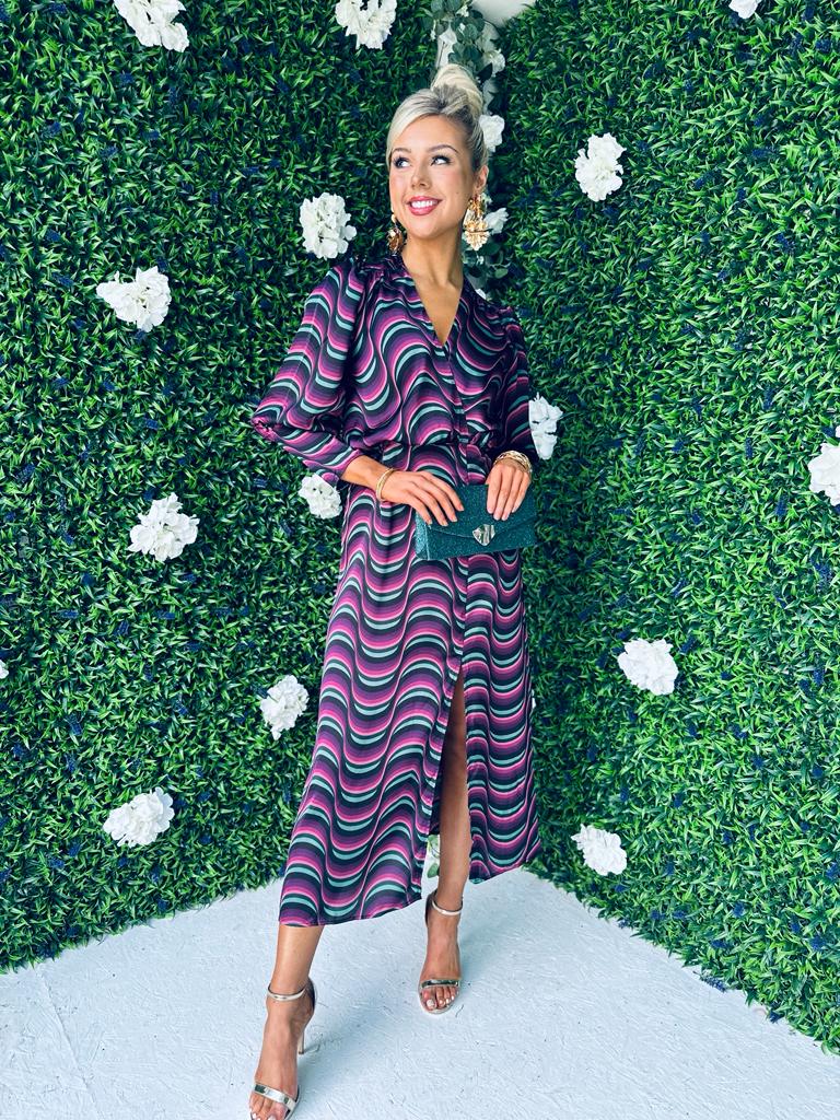 Carol Midi Dress Wave Multi