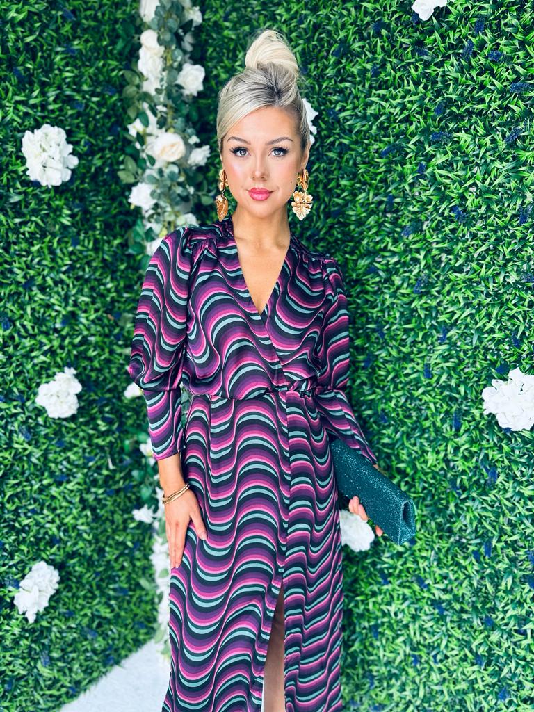 Carol Midi Dress Wave Multi
