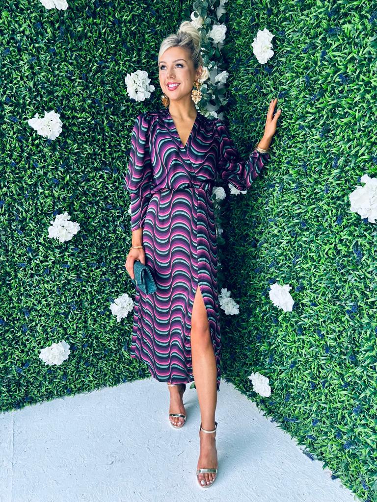Carol Midi Dress Wave Multi