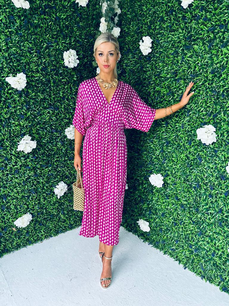 Rona Batwing Midaxi Dress