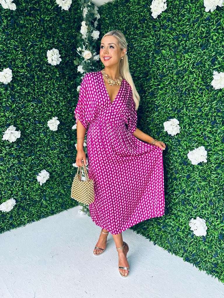 Rona Batwing Midaxi Dress