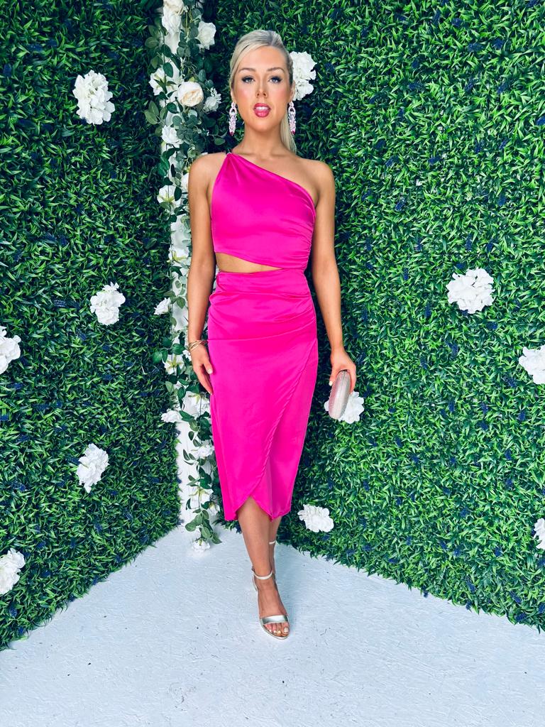 Aoibhin Midi Dress Fuchsia