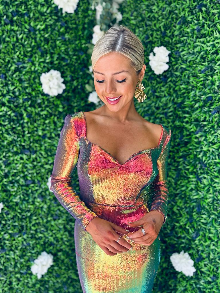 Ava Sequin Maxi Dress Multi
