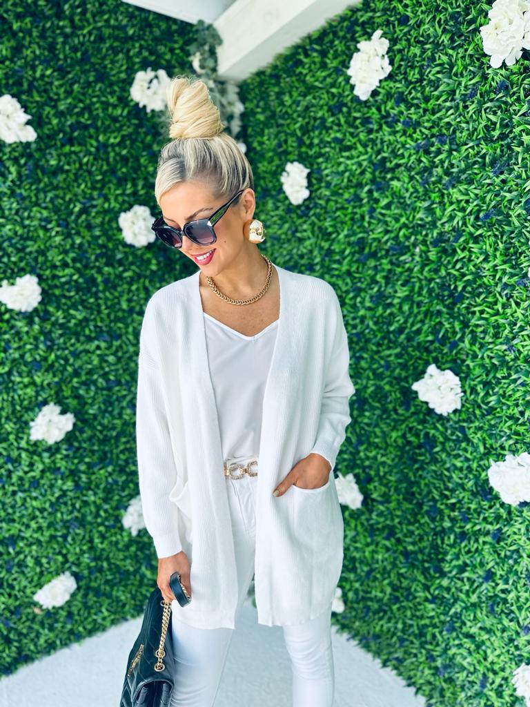 Enya Knit Cardigan Cream