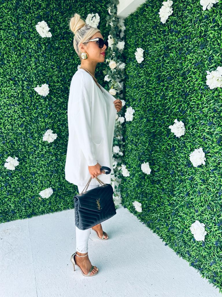 Enya Knit Cardigan Cream