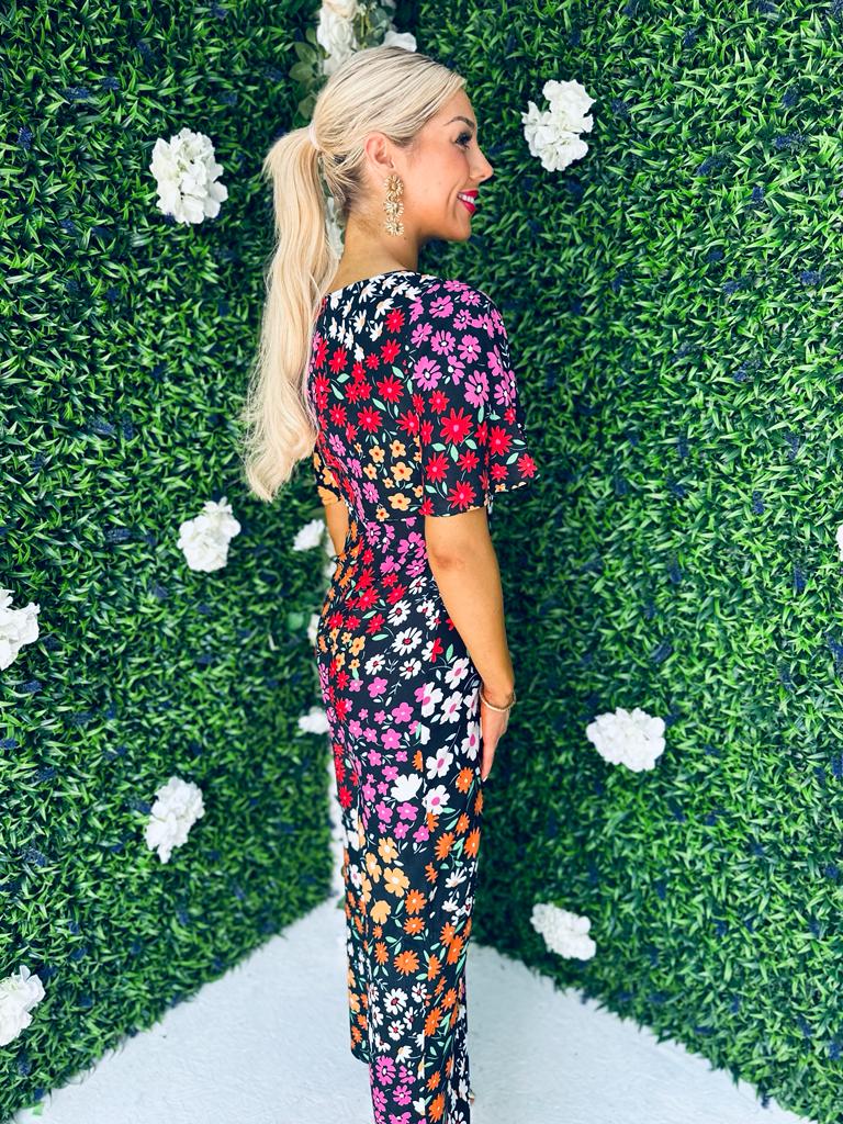 Stefi Culotte Jumpsuit Floral