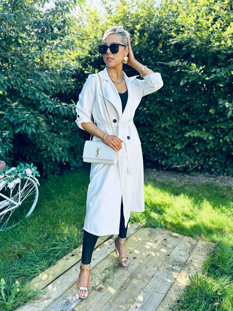 Ciana Light Trench Coat Cream Pre Order 21 Sept