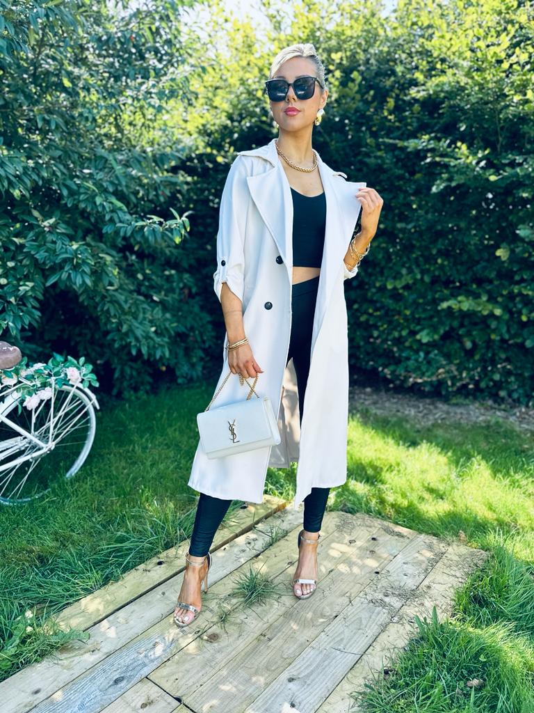 Ciana Light Trench Coat Cream Pre Order 21 Sept