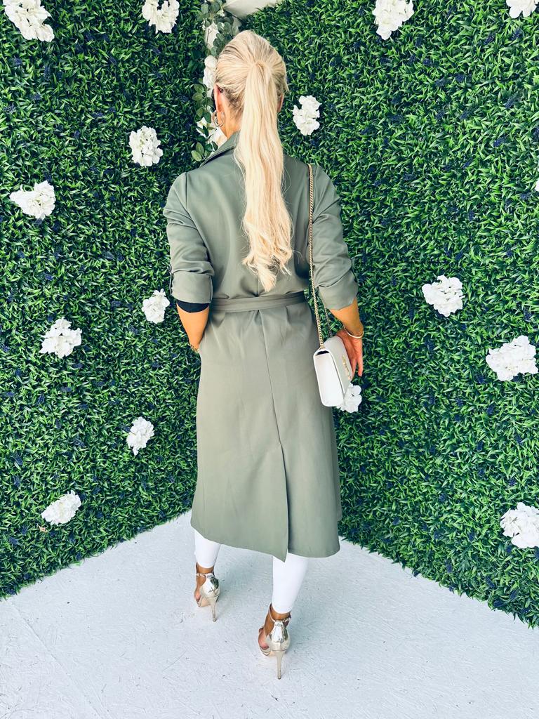 Ciana Light Trench Coat Khaki