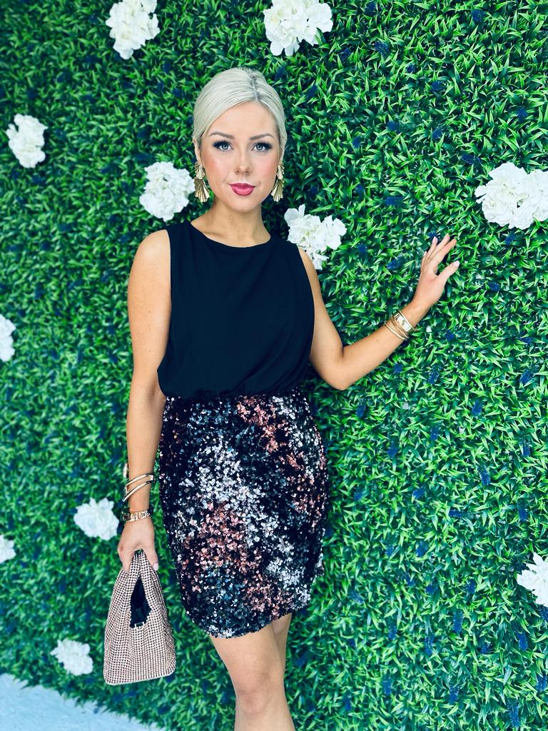 Lexy Sequin Detail Mini Dress PRE ORDER Arriving 23 Sep